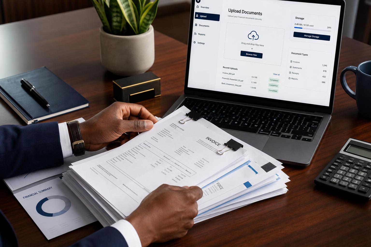 Upload your documents